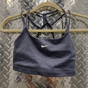 Nike Heathered Blue Sports Bra